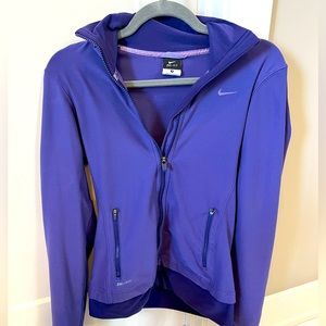 Purple Nike Dri-fit Jacket Full Zip Small